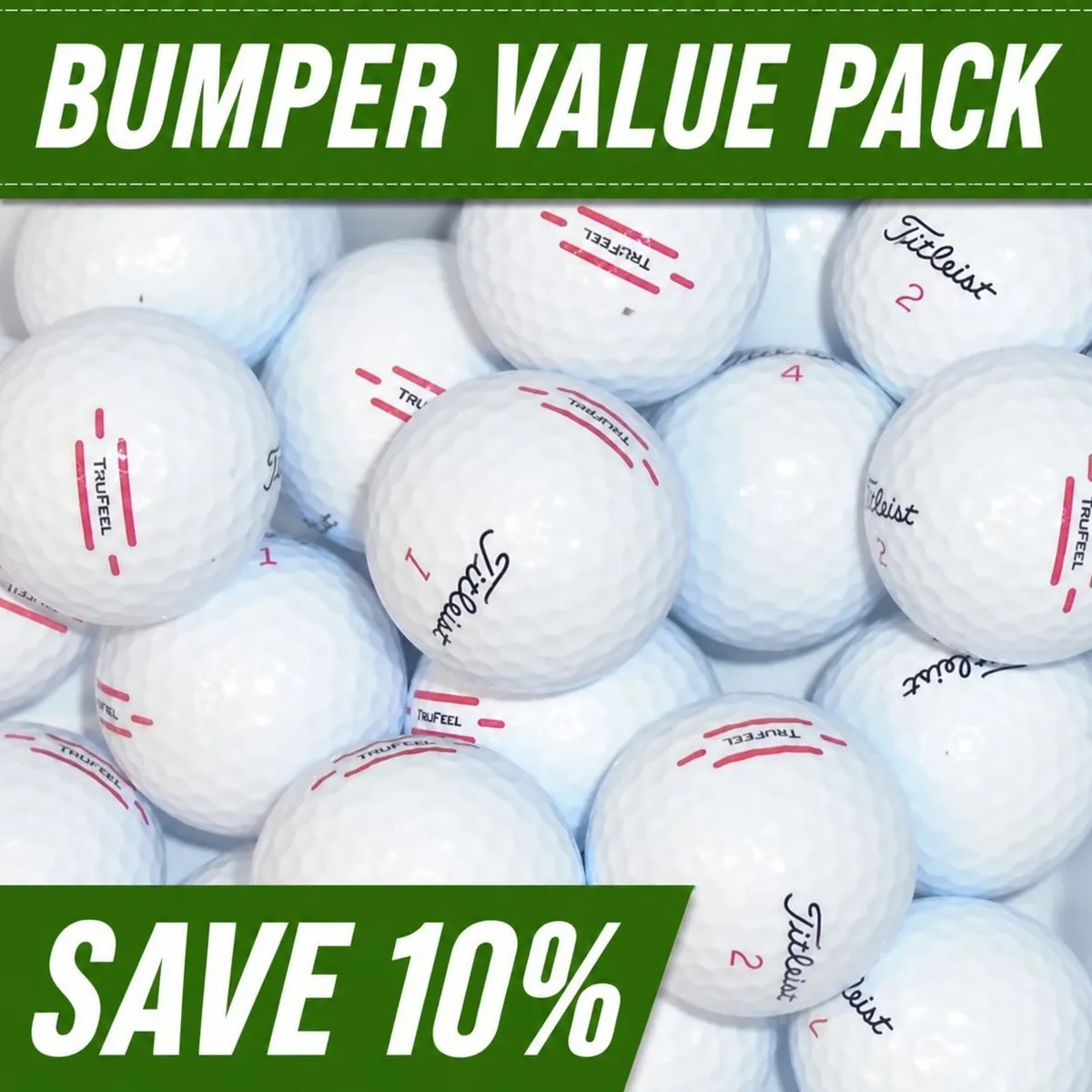 Titleist Tru Feel Lake Golf Balls - 100 Balls - Image 1