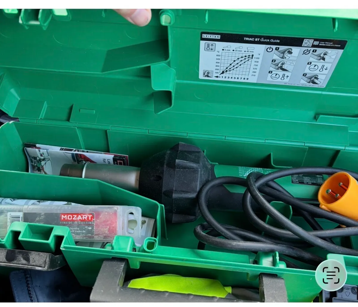 Leister plastic welder