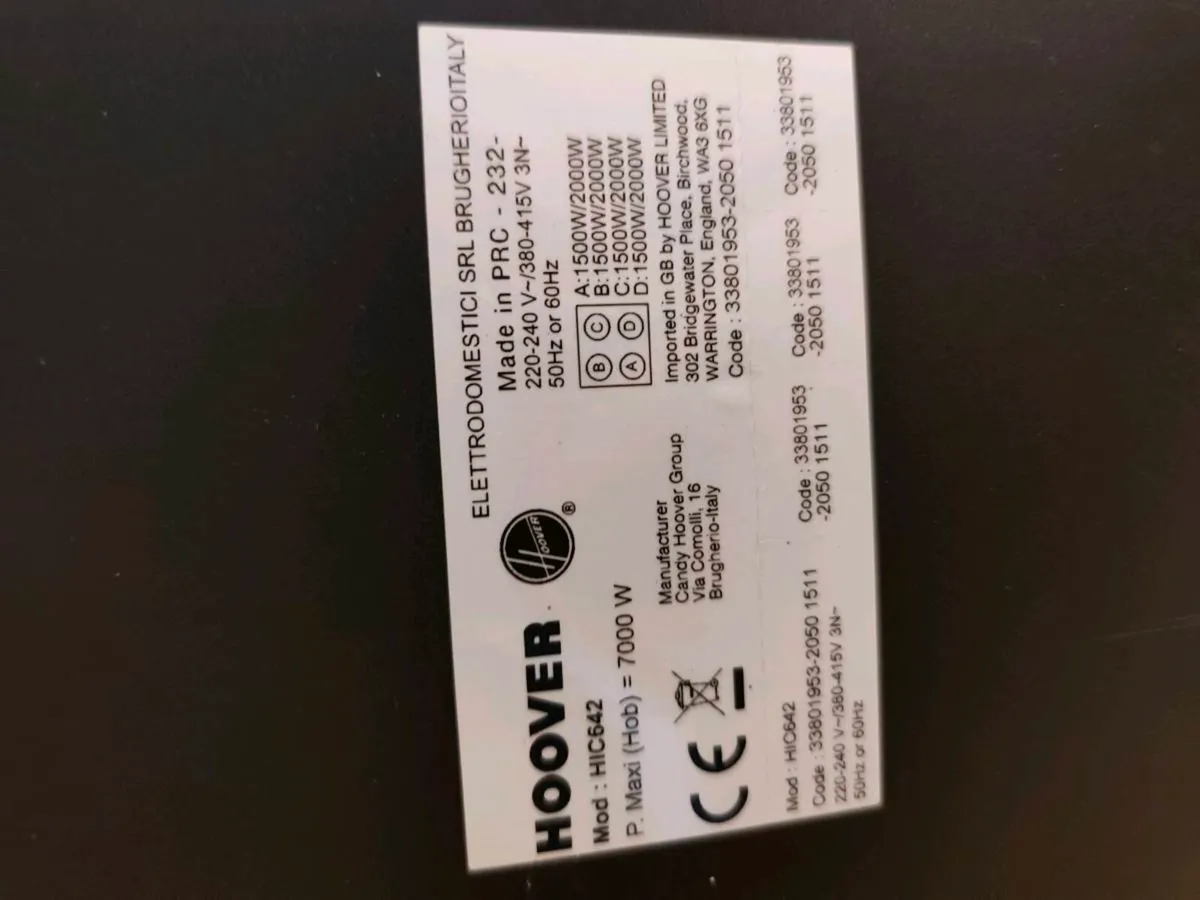 60cm Induction Hob - Image 4