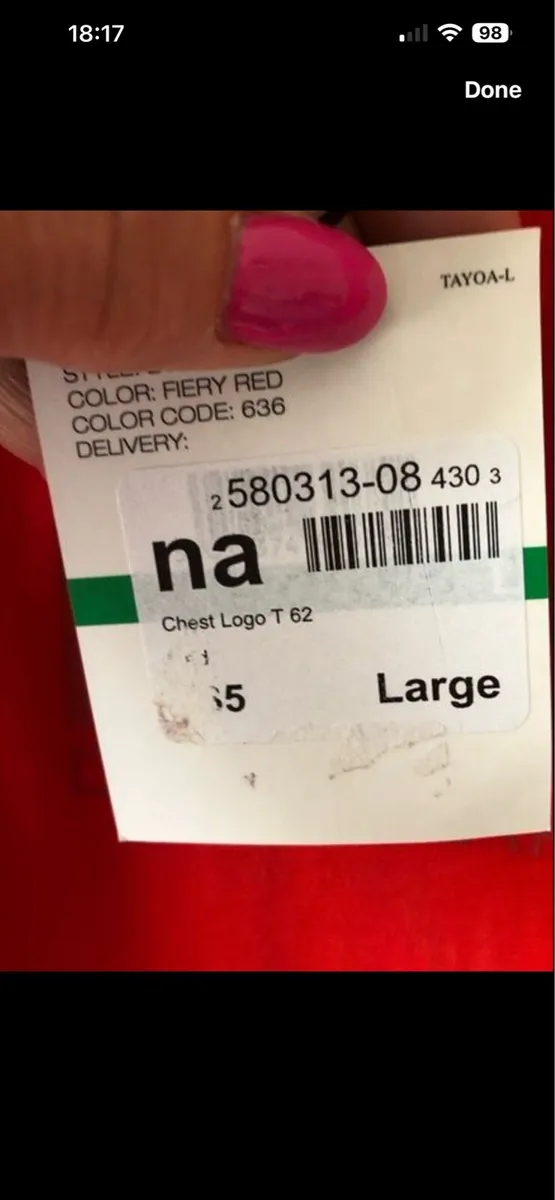 Mens DNKY teeshirt size L €20 - Image 4