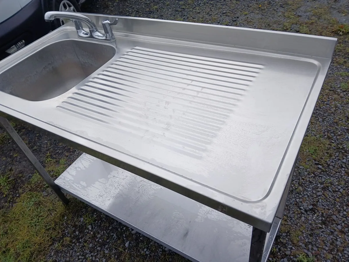 Staneless steel cabbinet sink unit complete - Image 2