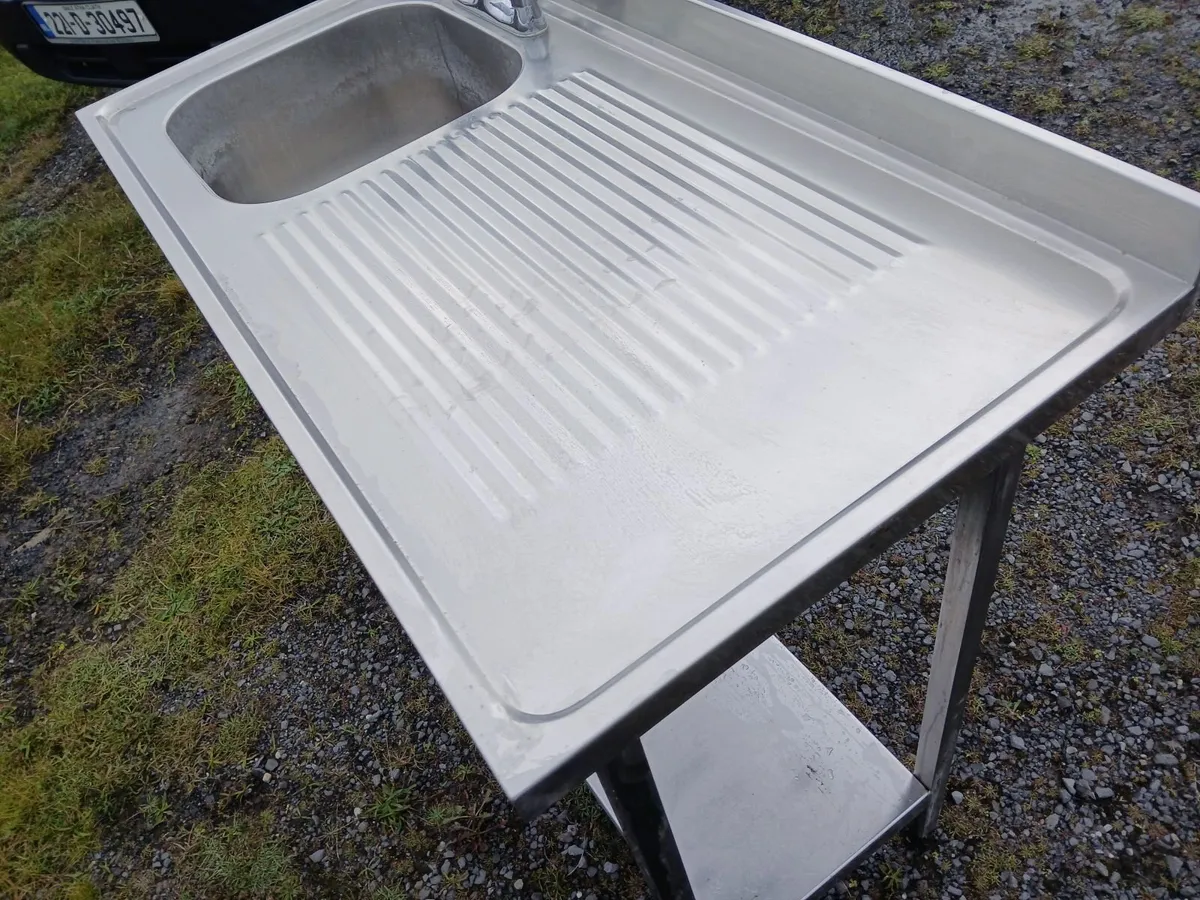 Staneless steel cabbinet sink unit complete - Image 4