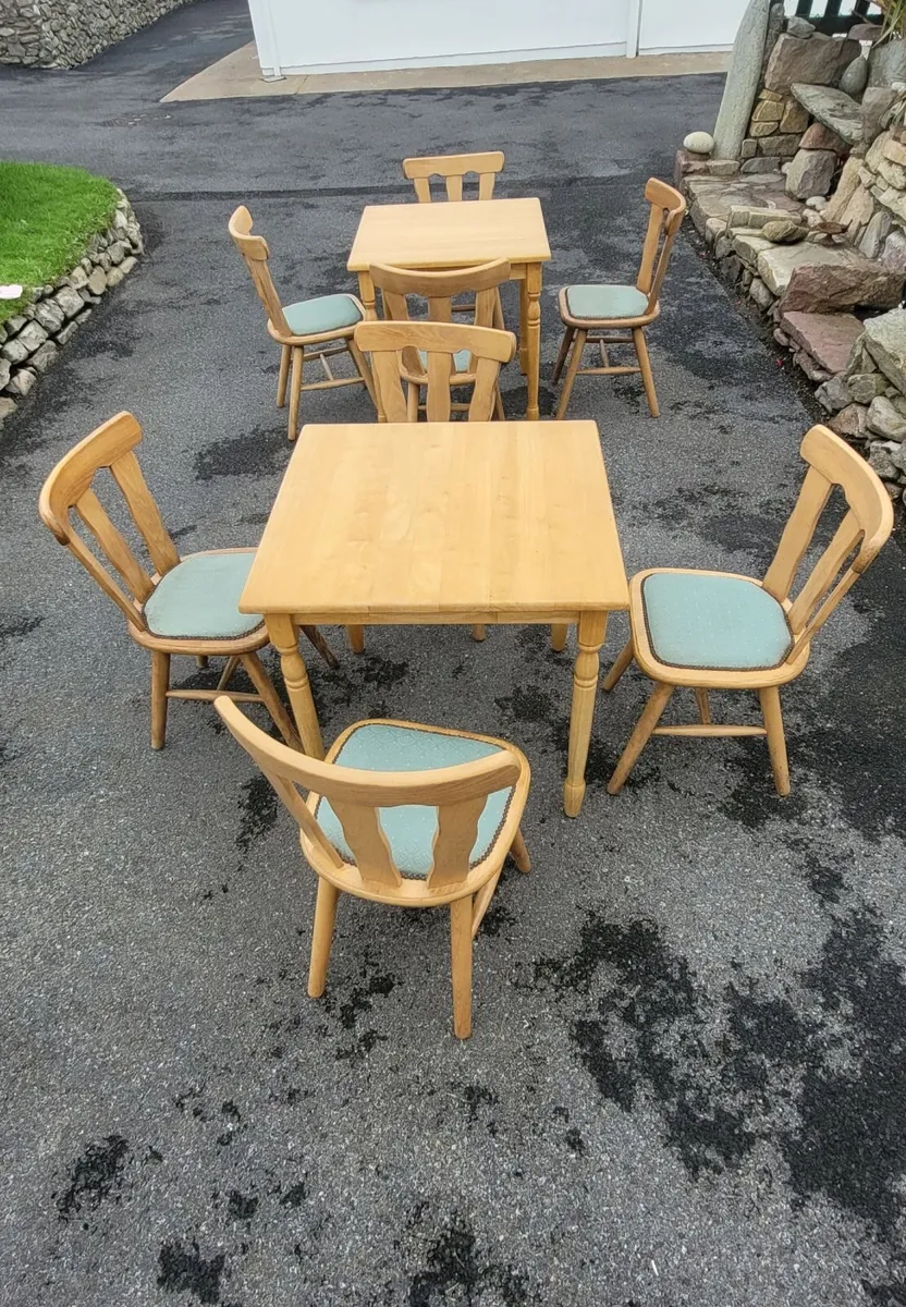 Square Tables and chairs - Image 4