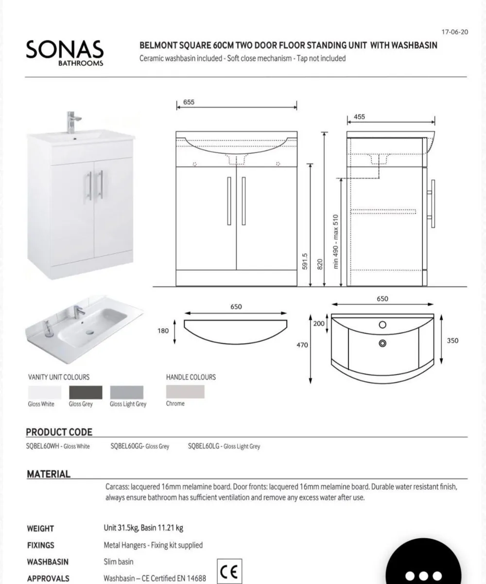 Vanity Unit with tap - Image 3