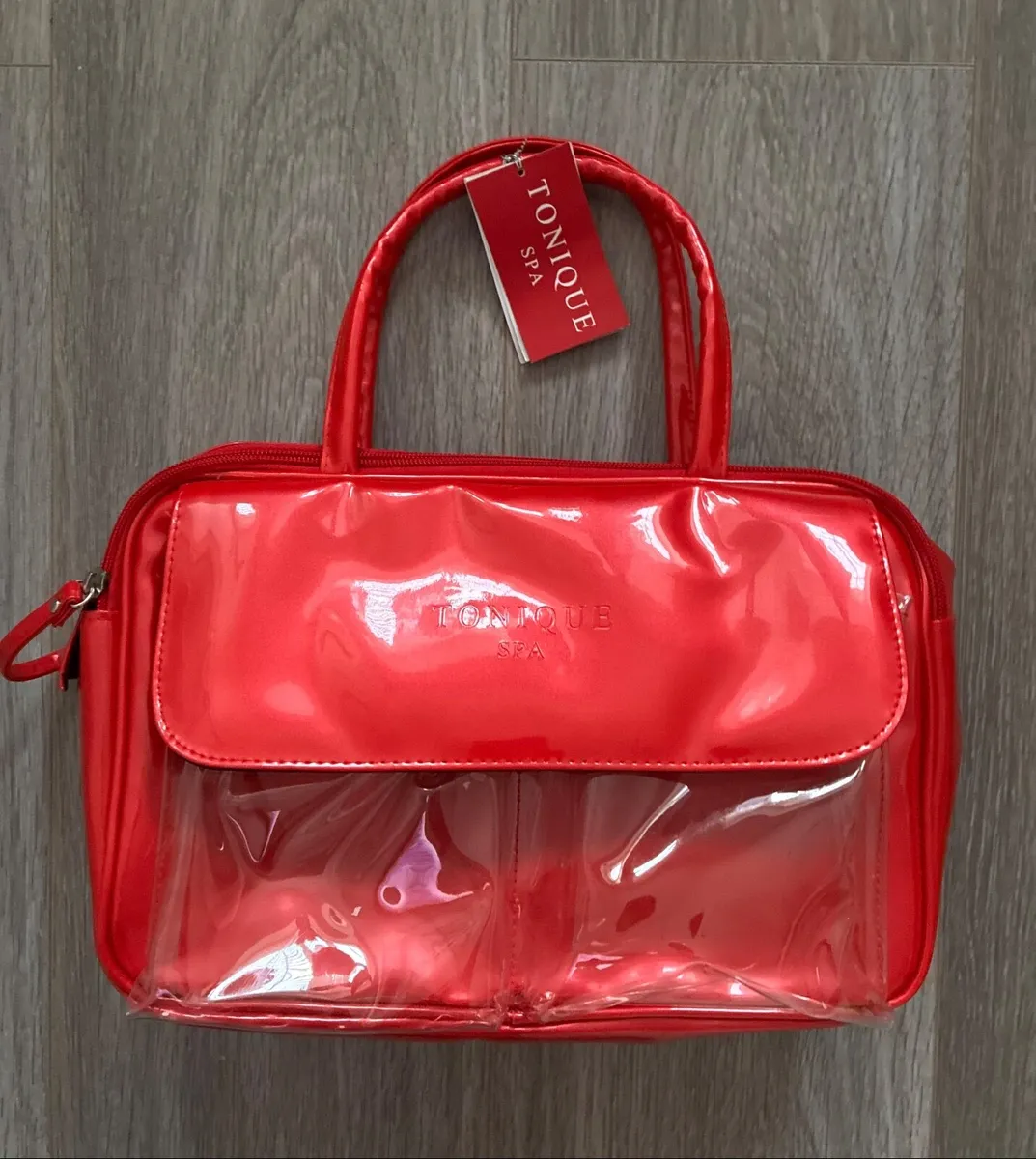 New Tonique Spa Red Toiletry Vanity Bag - Brand Ne - Image 2