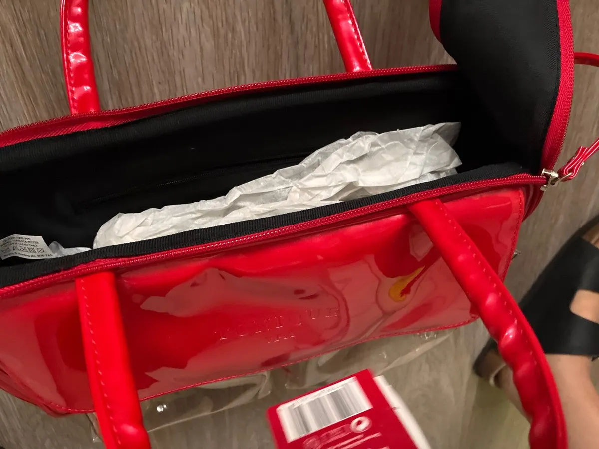 New Tonique Spa Red Toiletry Vanity Bag - Brand Ne - Image 3