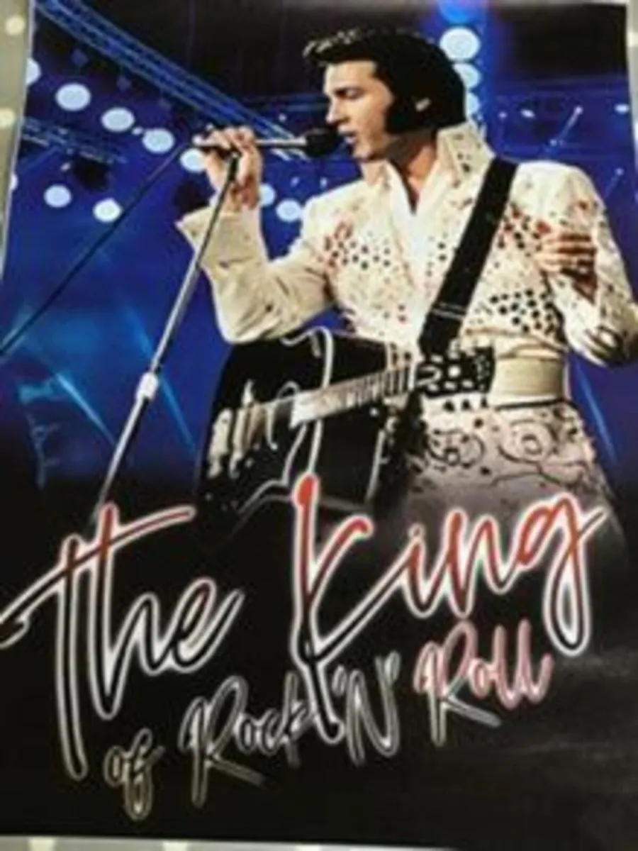 Elvis Presley - King of Rock n Roll - Canvas Print