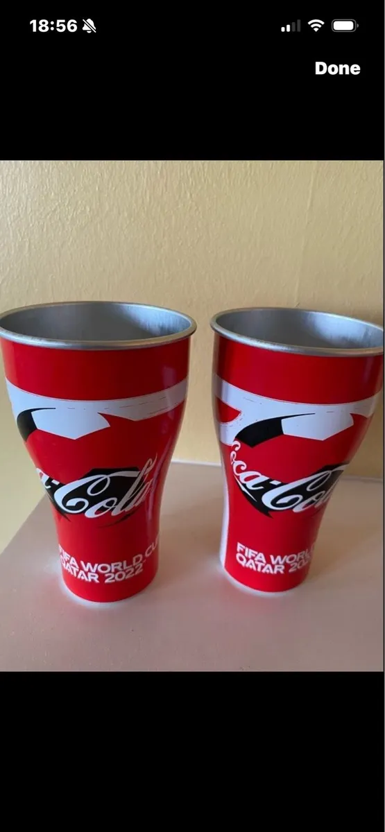 Qatar World Cup 2022 Coca  Cola Cups - Image 1