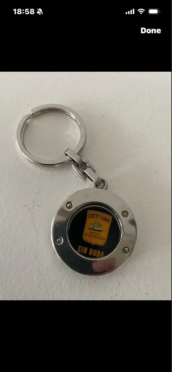 Cutty Sark Key Ring/ Trolly Coin - Image 1