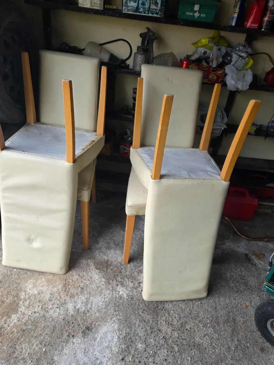 Table and 4 Chairs - Image 1