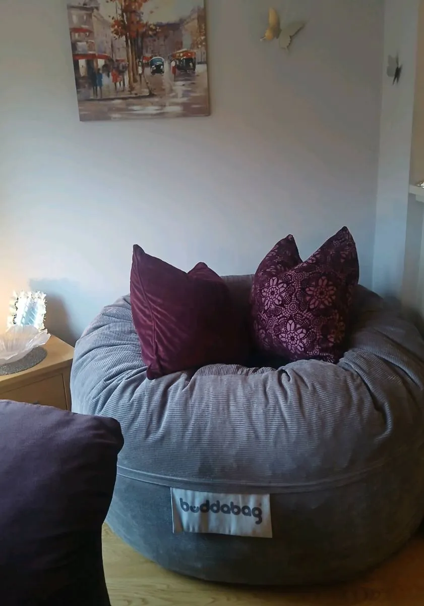 Midi BuddaBag 5FT Grey Cord - Image 1