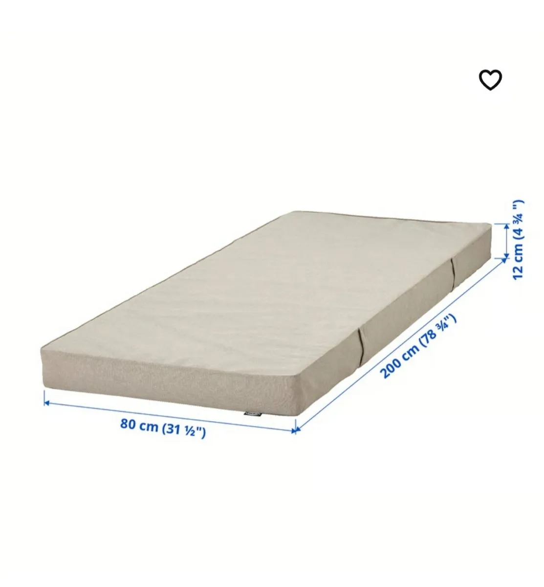 Mattress IKEA 80/200 - Image 1