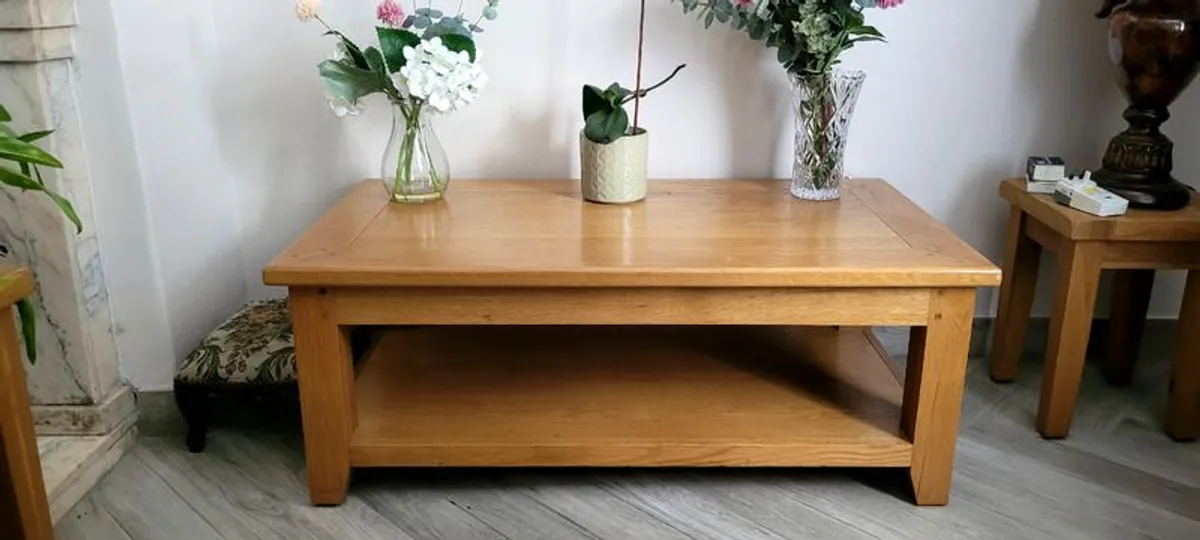 Solid Pine Coffee Table - Image 1