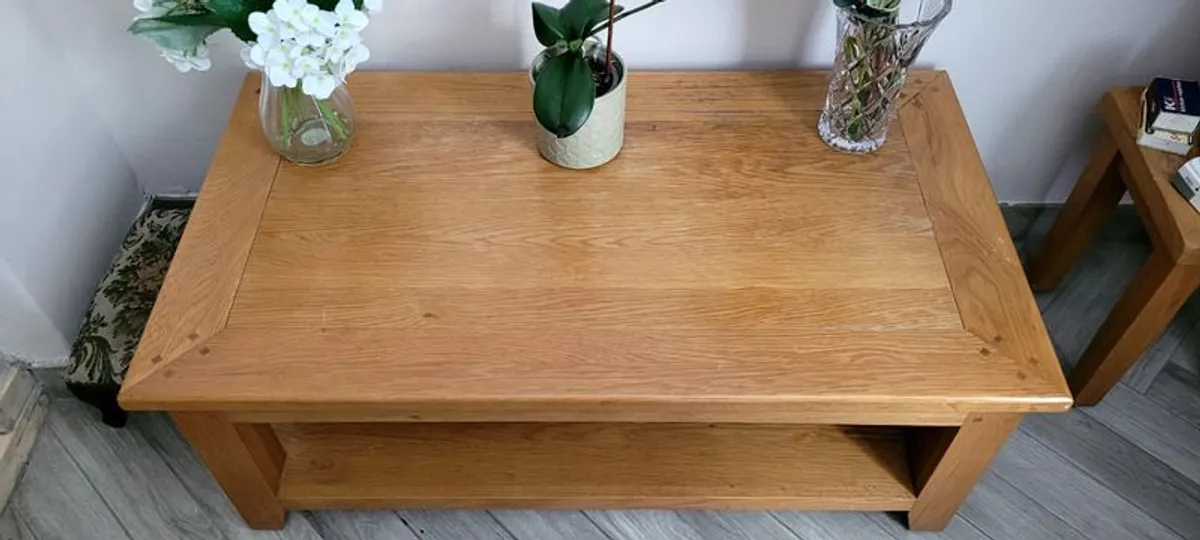 Solid Pine Coffee Table - Image 2