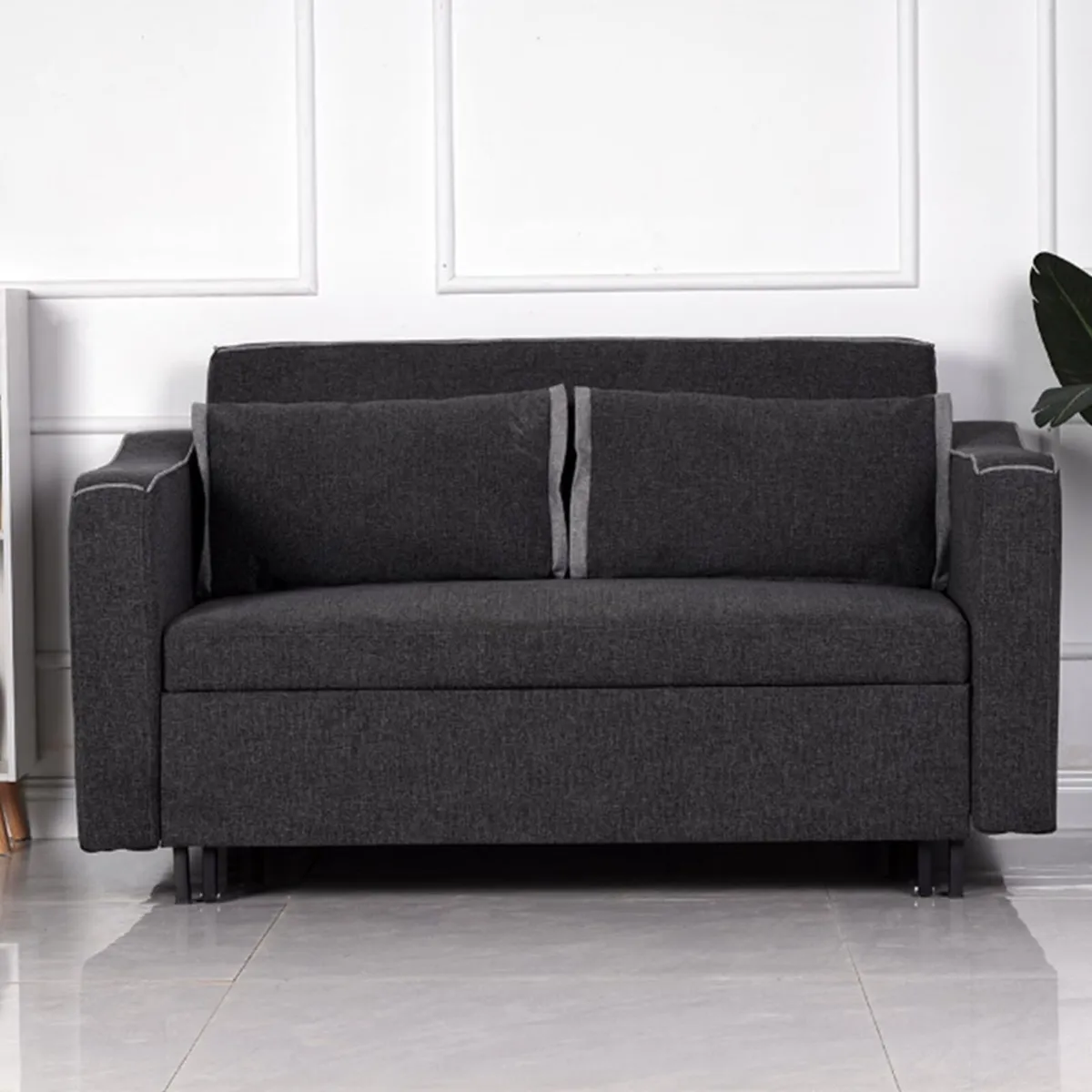 Brand new Asben denim grey sofa bed reduced - Image 2