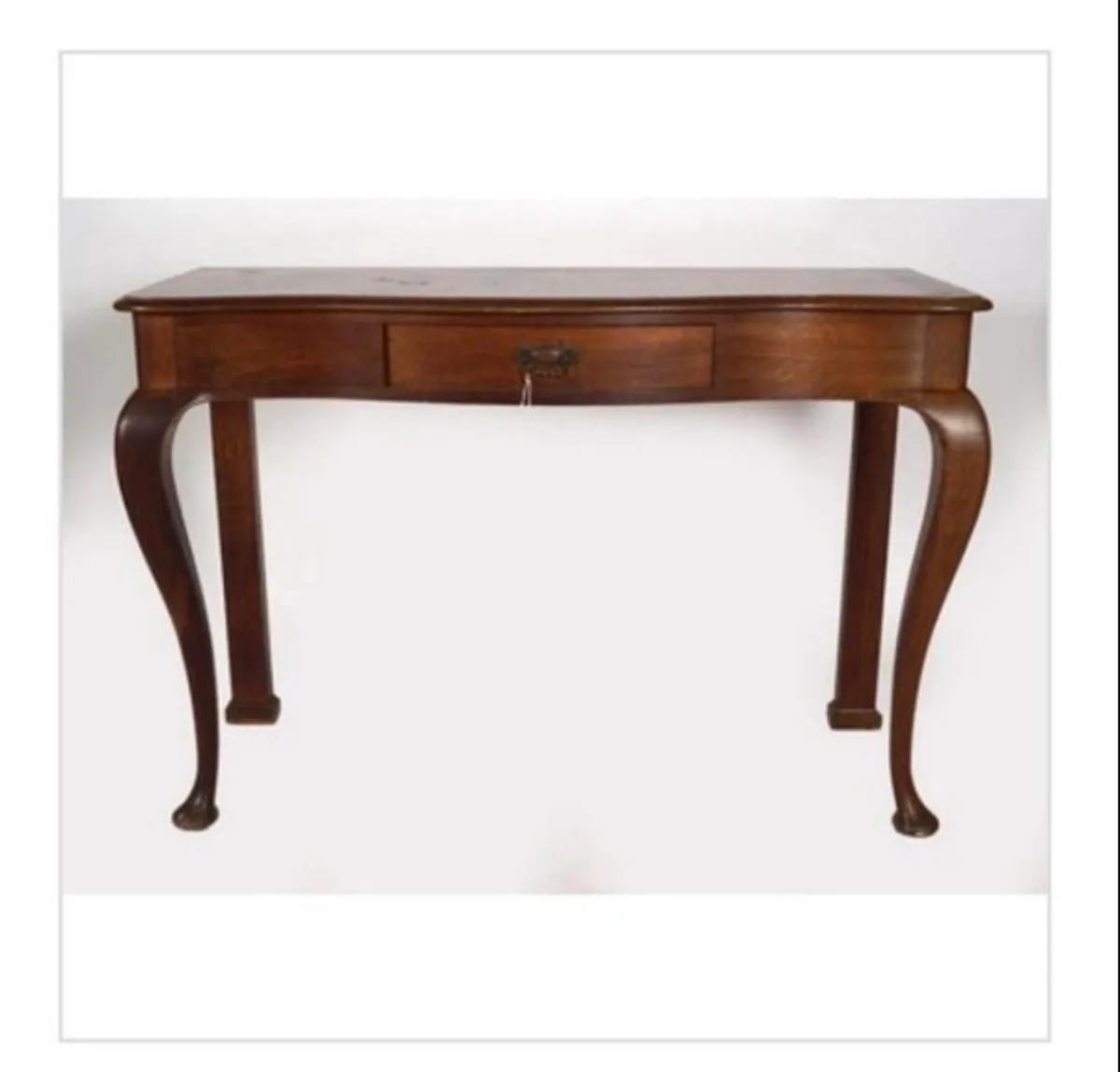 Edwardian Oak Hall Table - Image 1