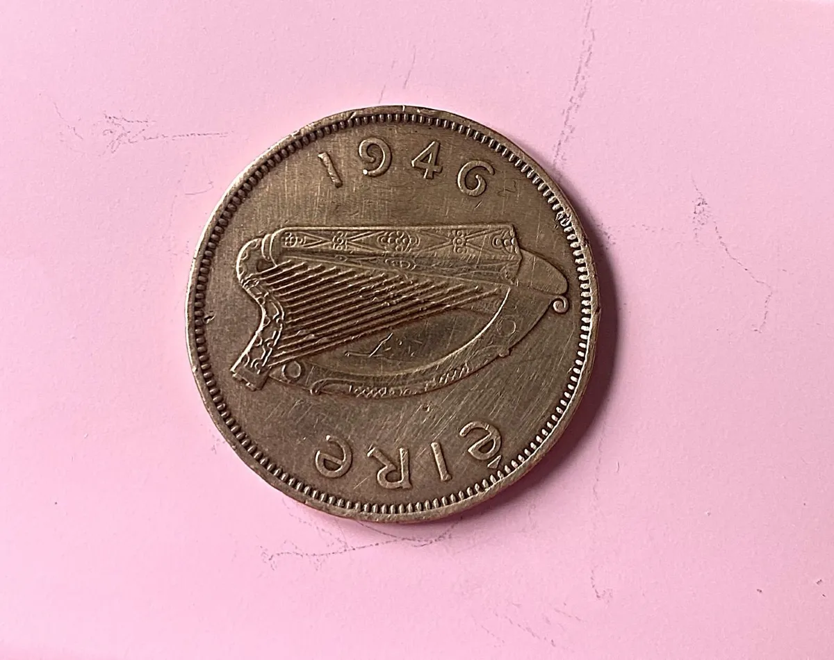 Irish Ha'penny.  From  1946,  Free Post - Image 3