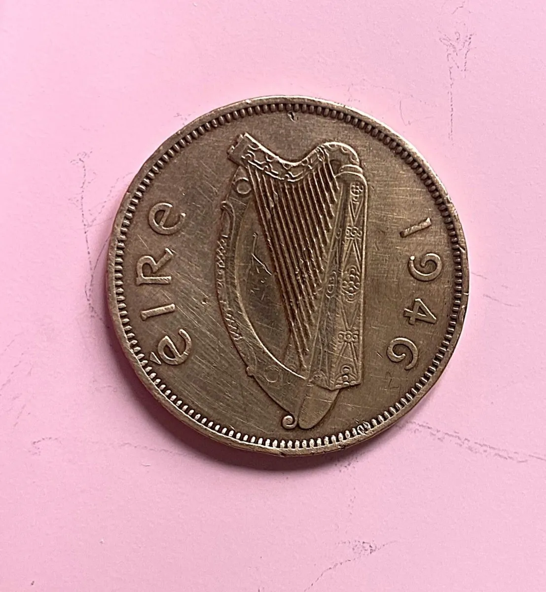 Irish Ha'penny.  From  1946,  Free Post - Image 4