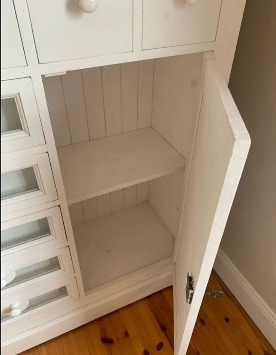 Solid Wood Painted Cabinet - Image 3
