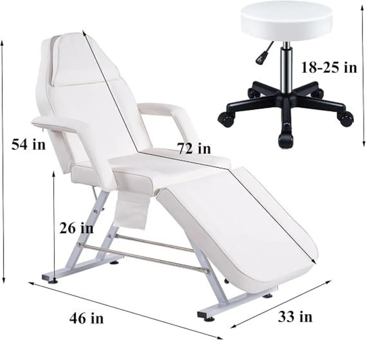 Massage Table Chair for Salon Spa Treatment - Image 1