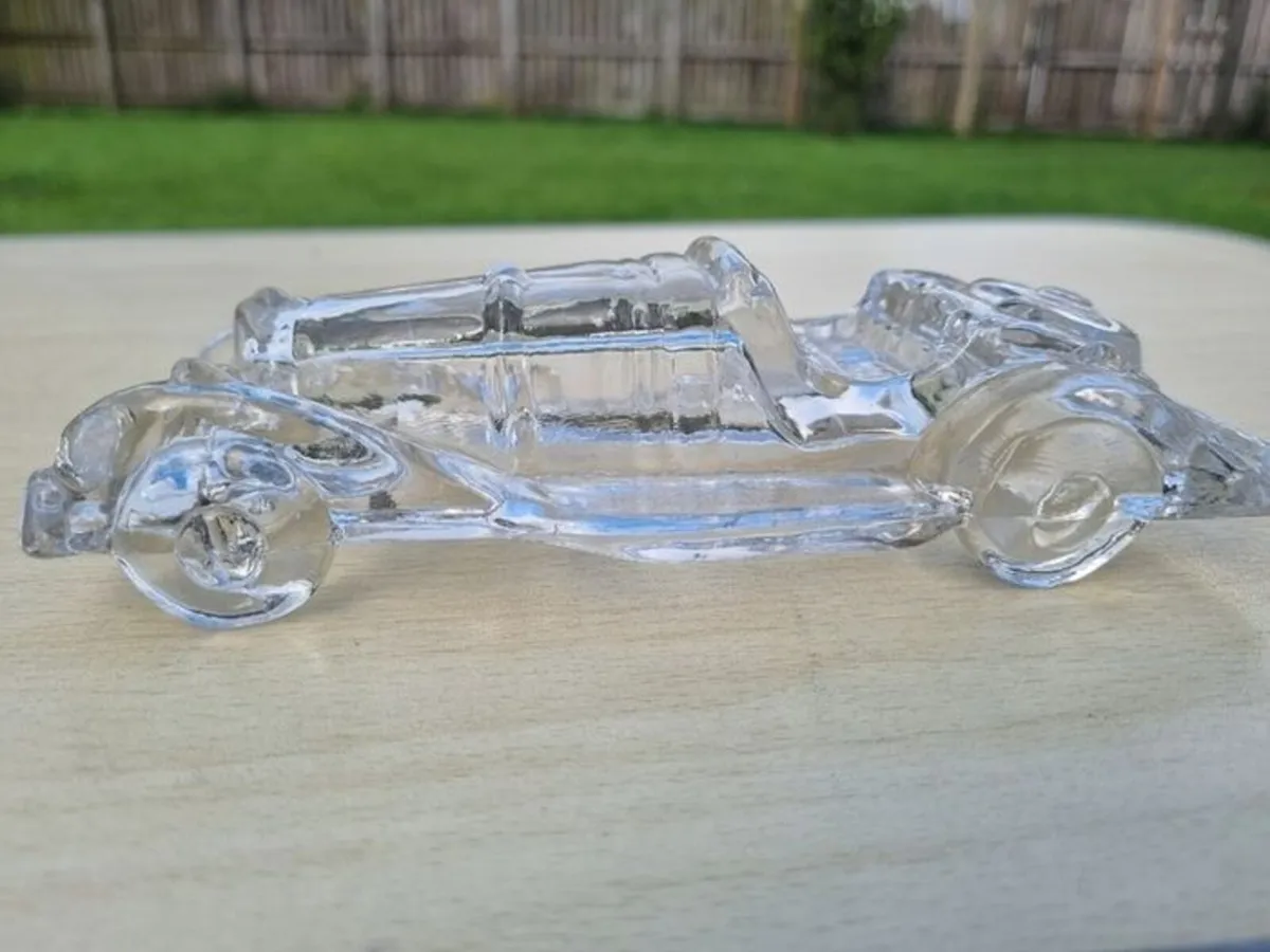 Vintage glass model Mercedes SSK - Image 1