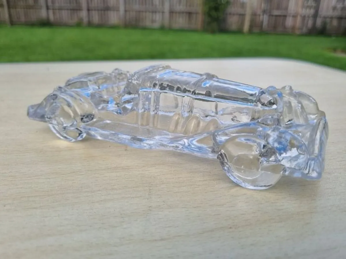 Vintage glass model Mercedes SSK - Image 3