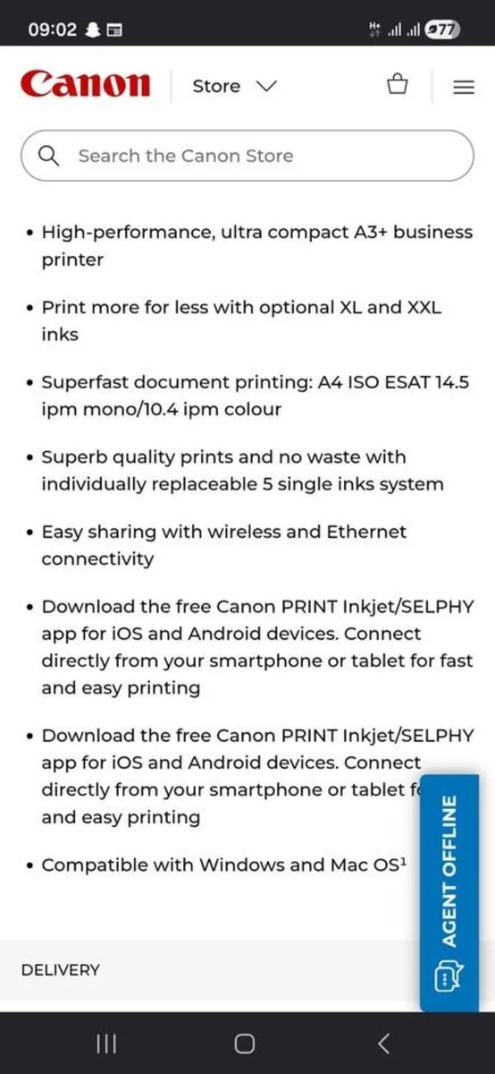 Canon Pixma ix6850 - Image 2