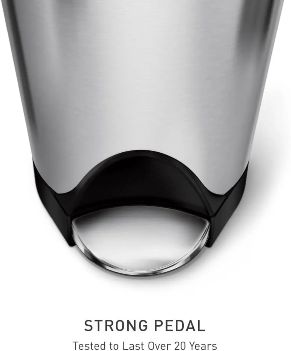30L Slim Butterfly Kitchen Pedal Bin - Image 4