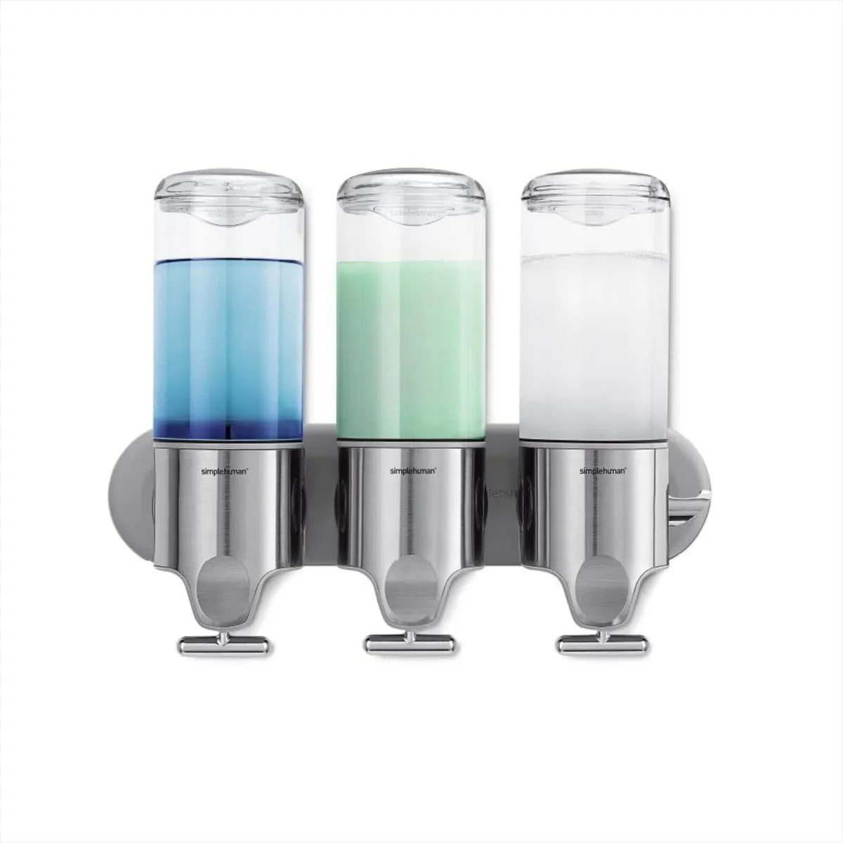 444ML Triple Wall Mounted Soap Dispenser Pump - Image 1