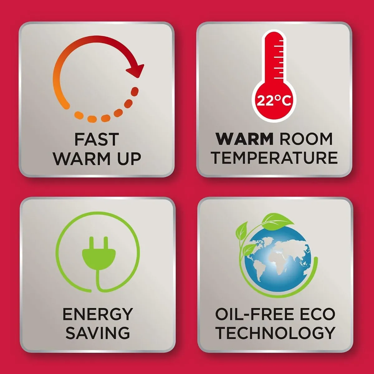 Eco Chico Mini Oil Free Portables Radiator Heater - Image 3