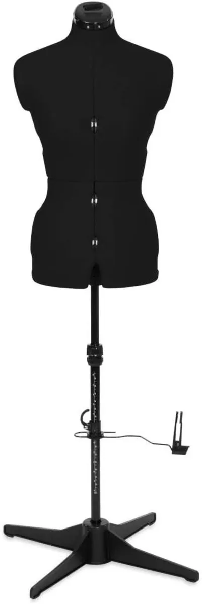 Small Adjustable Dressmakers Dummy in Plain Fabric - Image 2