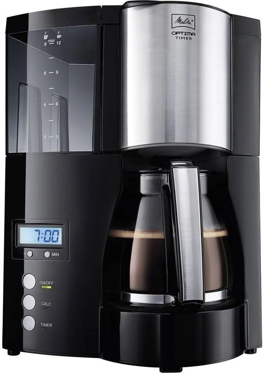 Filter Coffee Maker with Glass Pourer Hot Hold - Image 1
