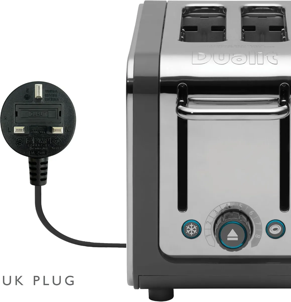 Architect 2 Slice Toaster Brushed Stainless Steel - Image 4