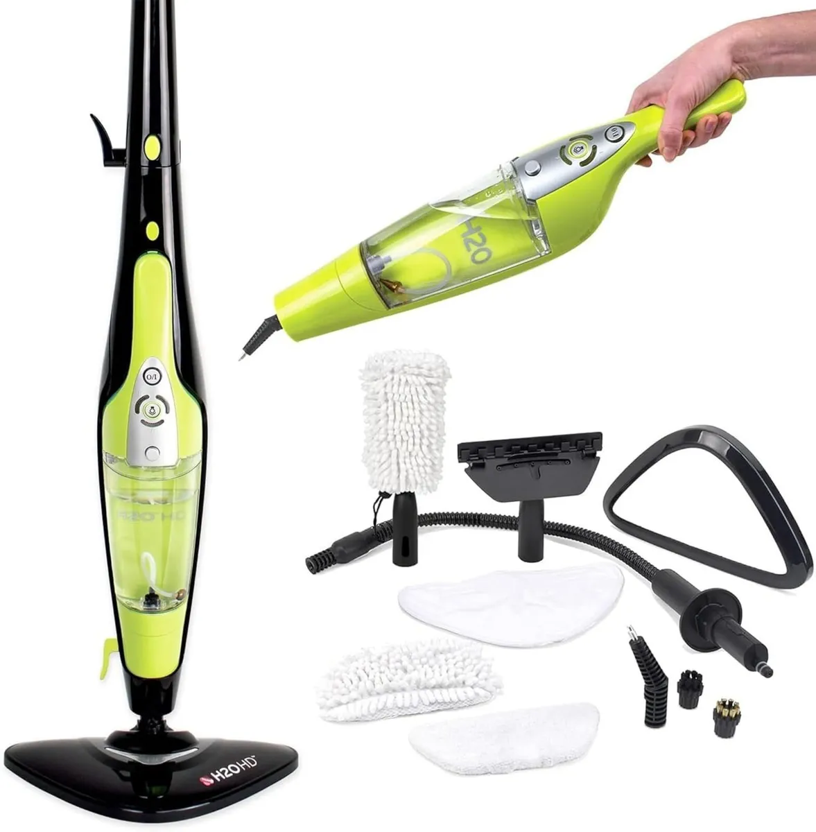 HD 5-In-1 Steam Mop Handheld Cleaner Carpet - Image 1