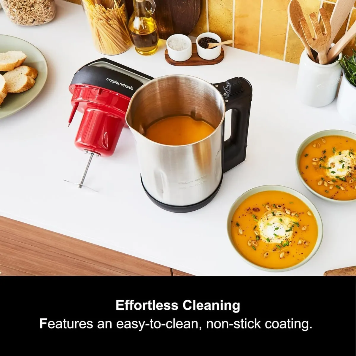 Sauté Soup Maker 1.6L 4 Settings Smooth Chunky - Image 4