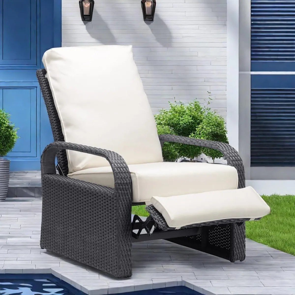 Sun Loungers for Garden Aluminium Recliner Chair - Image 1
