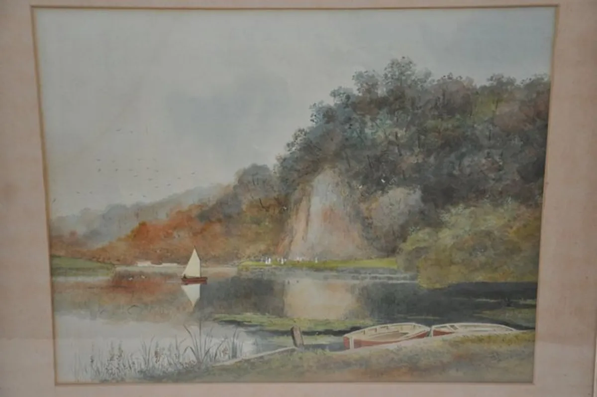British school of watercolor painting 19th - Image 2