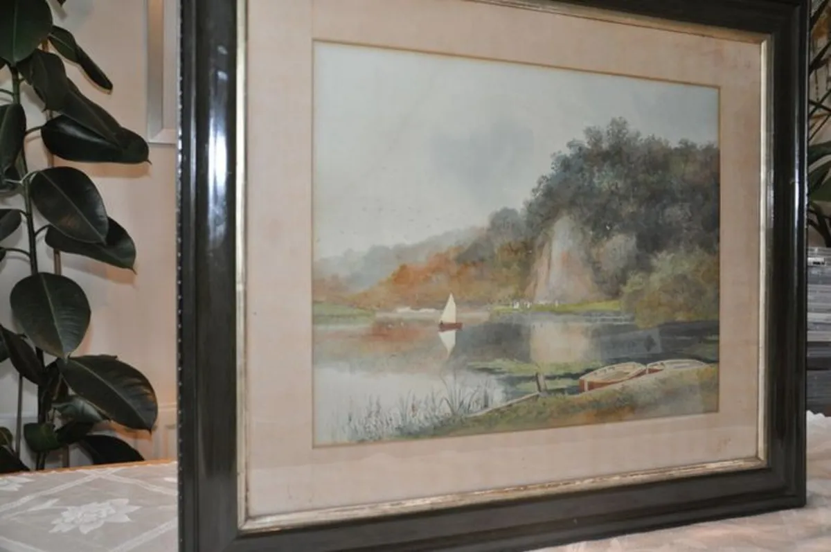 British school of watercolor painting 19th - Image 3