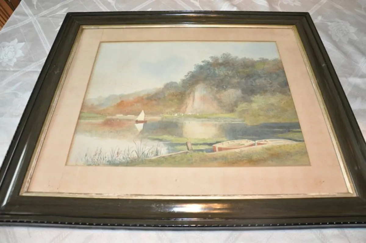 British school of watercolor painting 19th - Image 4