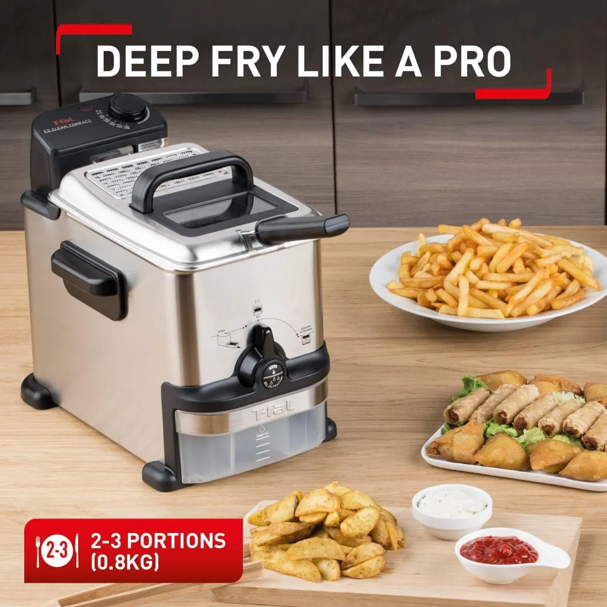 Oleoclean Compact Deep Fat Fryer Patented Oil - Image 2