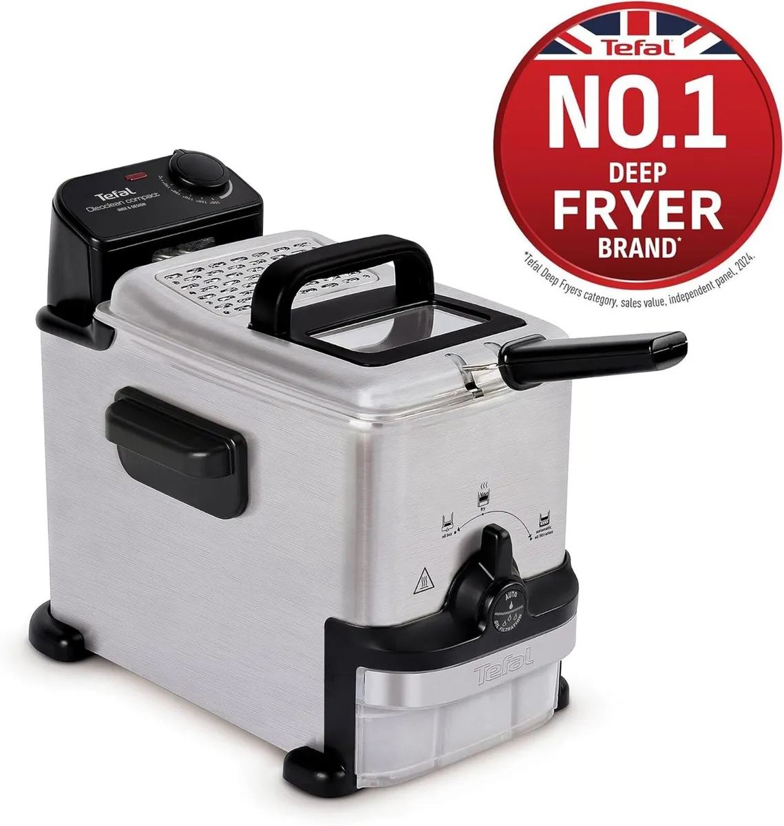 Oleoclean Compact Deep Fat Fryer Patented Oil - Image 3