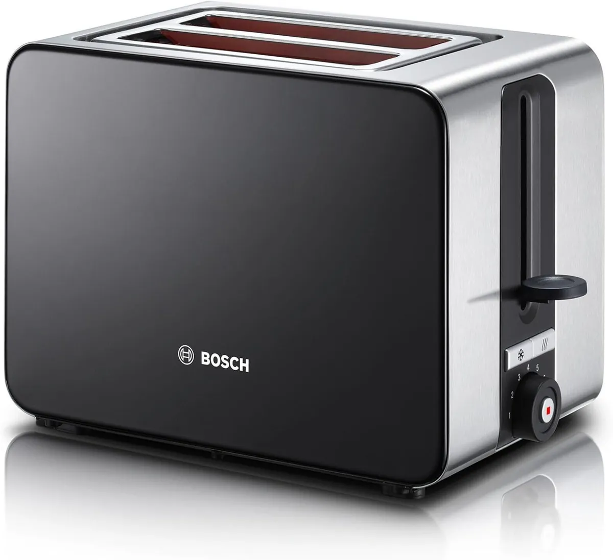 Compact 2 Slot Stainless Steel Toaster - Image 1