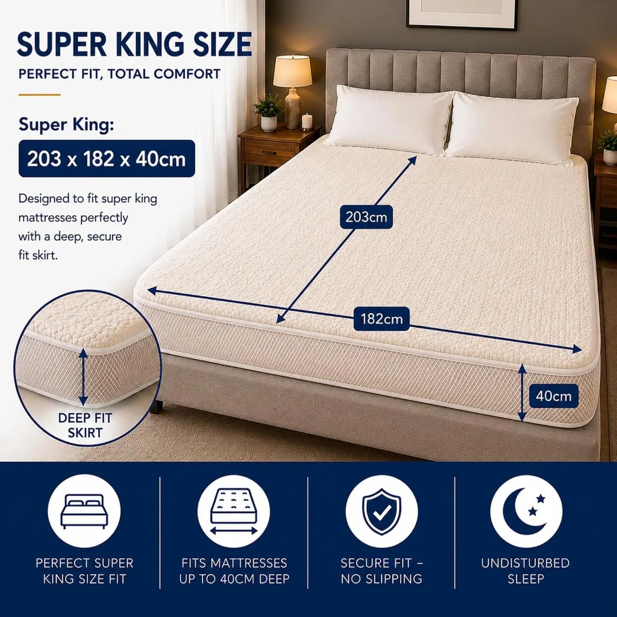 Electric Blanket Superking Size Fleece X Dual - Image 2
