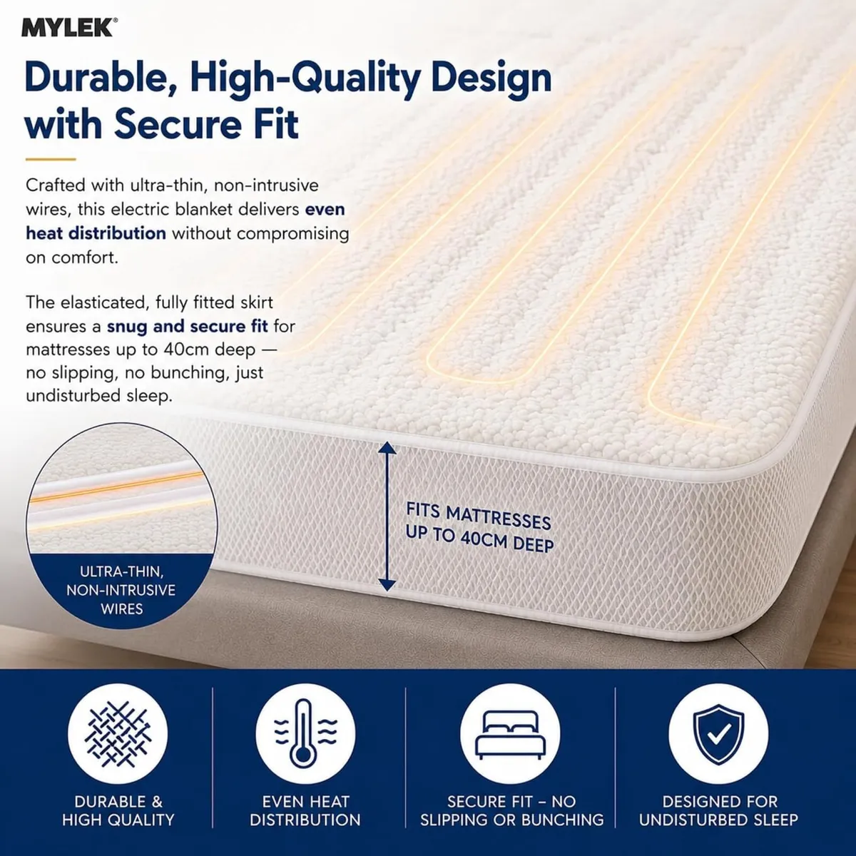 Electric Blanket Superking Size Fleece X Dual - Image 3