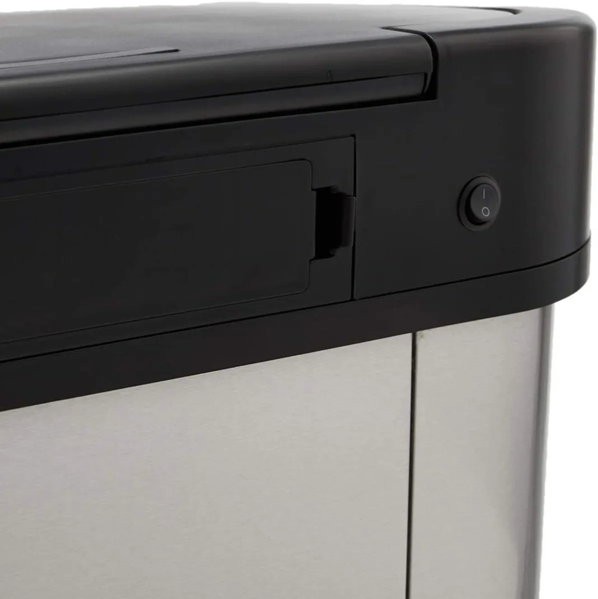 Rectangular Stainless Steel 60L Dustbin - Image 2