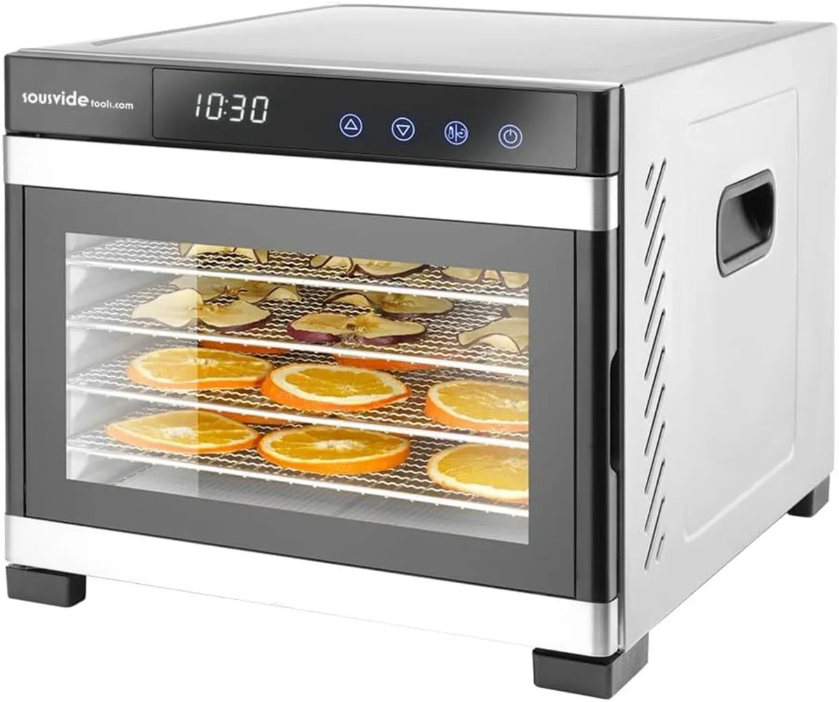 6-Tray Stainless Steel Food Dehydrator By Hendi - Image 1