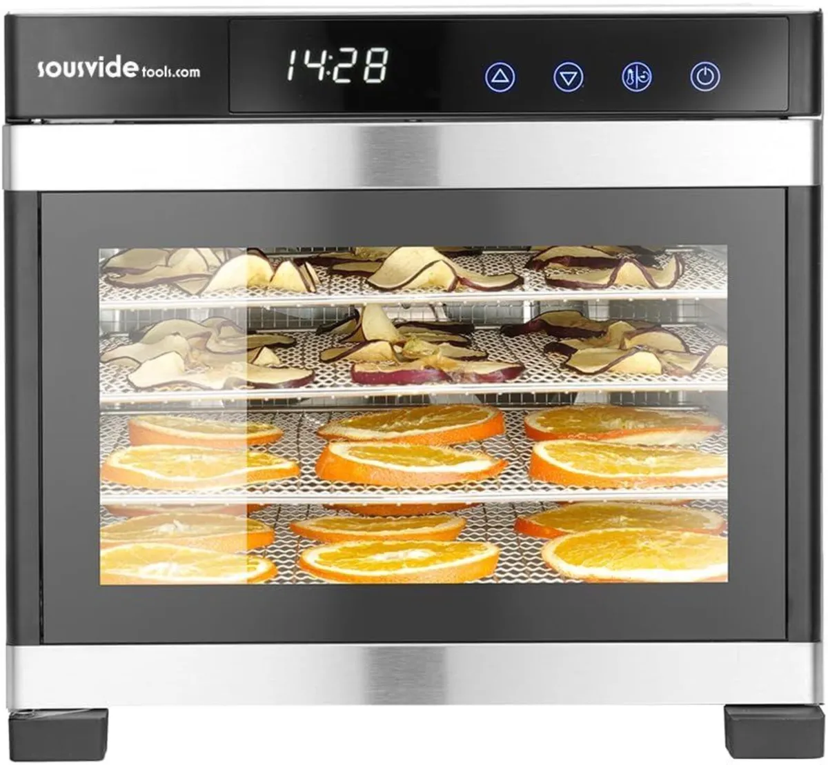 6-Tray Stainless Steel Food Dehydrator By Hendi - Image 2