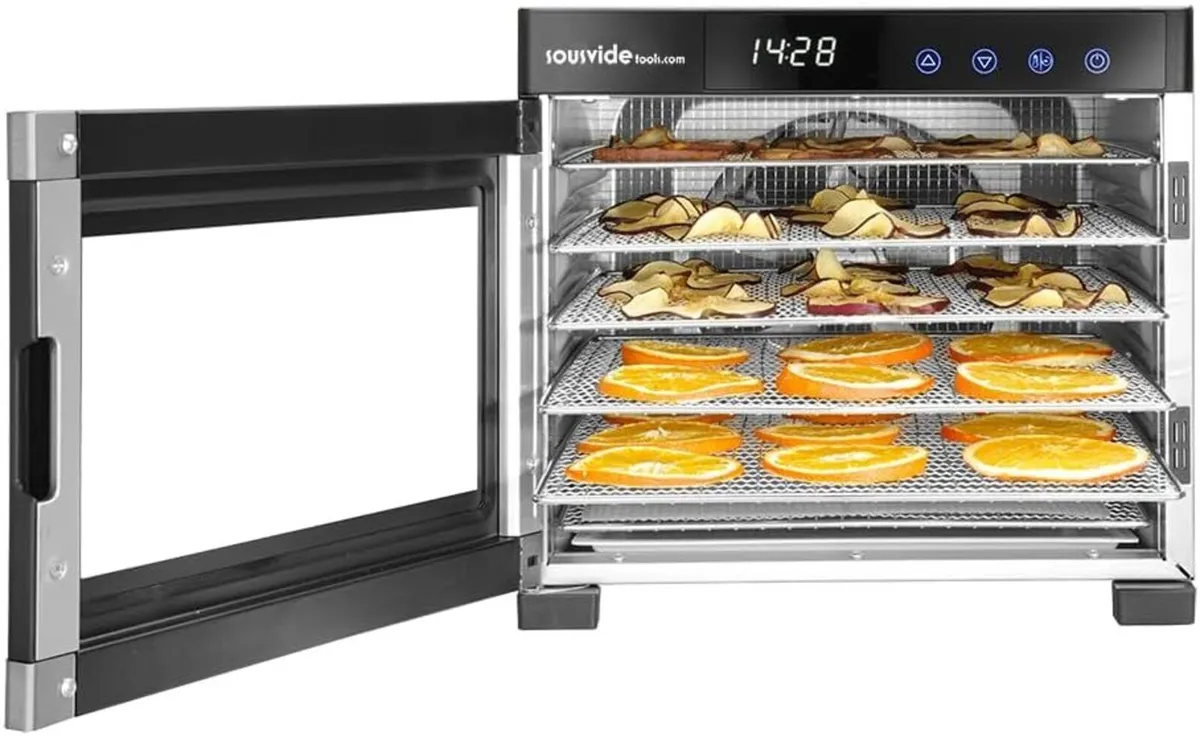 6-Tray Stainless Steel Food Dehydrator By Hendi - Image 3