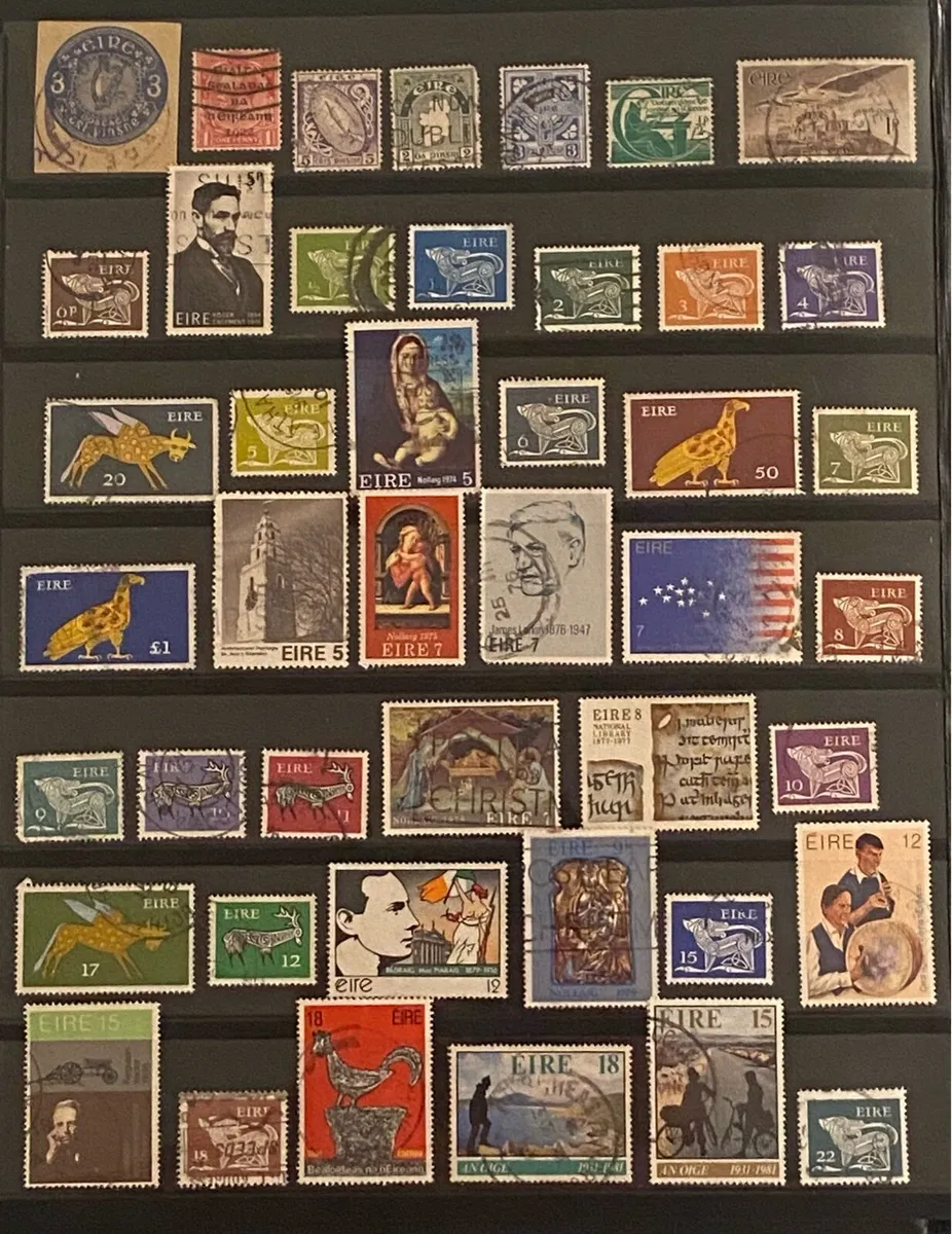 Ireland stamp lot - Image 1
