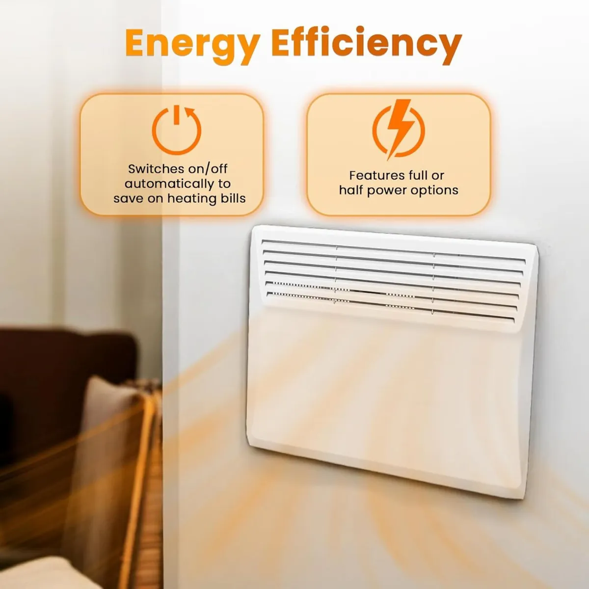 Electric Panel Heater Low Energy Wall Mounted - Image 1